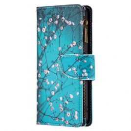 Folio Deksel Xiaomi Redmi Note 13 Pro 4g Blomstergrener Lommebok Med Stropp