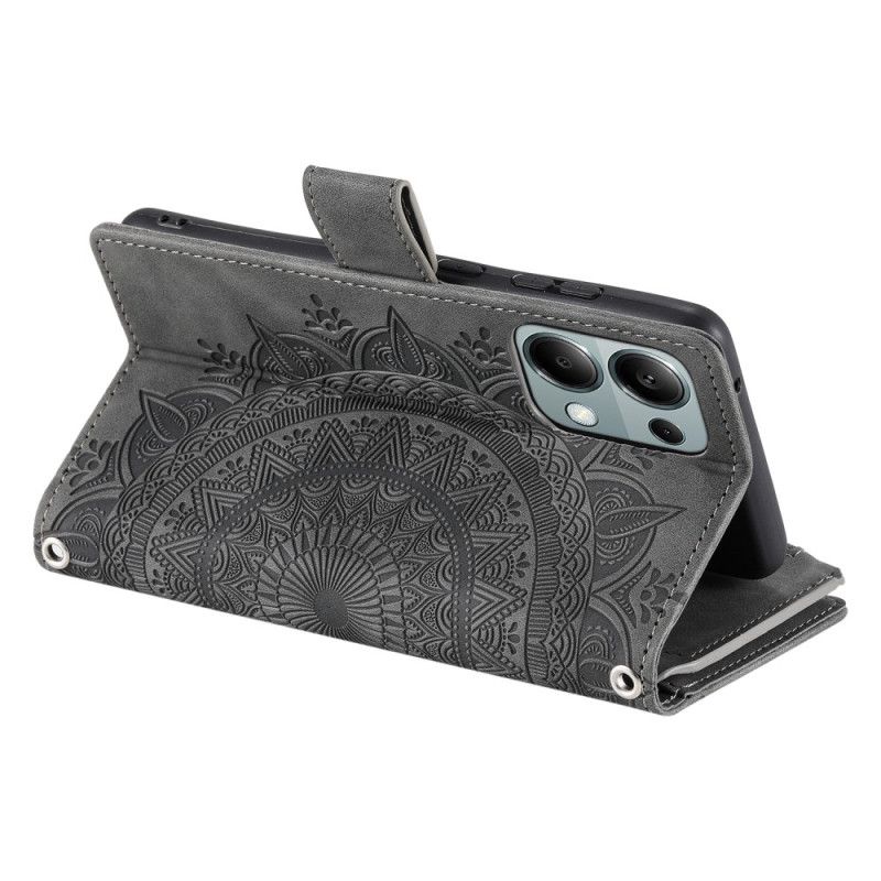 Folio Deksel Xiaomi Redmi Note 13 Pro 4g Mandala Skinneffekt Beskyttelse Deksel