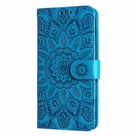Lærdeksel Folio Deksel Xiaomi Redmi Note 13 Pro 4g Mandala Med Stropp