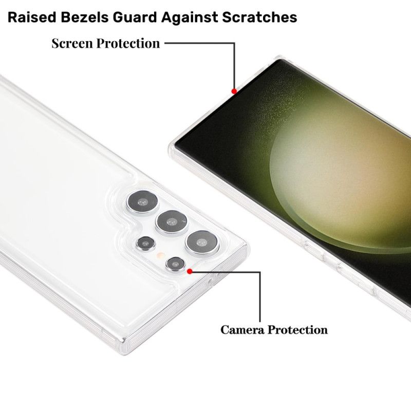 Deksel Samsung Galaxy S25 Ultra 5g Gjennomsiktig Ultrabeskyttende