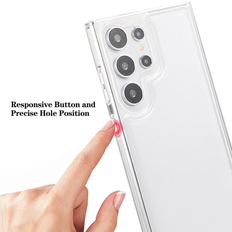 Deksel Samsung Galaxy S25 Ultra 5g Gjennomsiktig Ultrabeskyttende