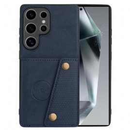 Deksel Samsung Galaxy S25 Ultra 5g Kortholder I Retrostil