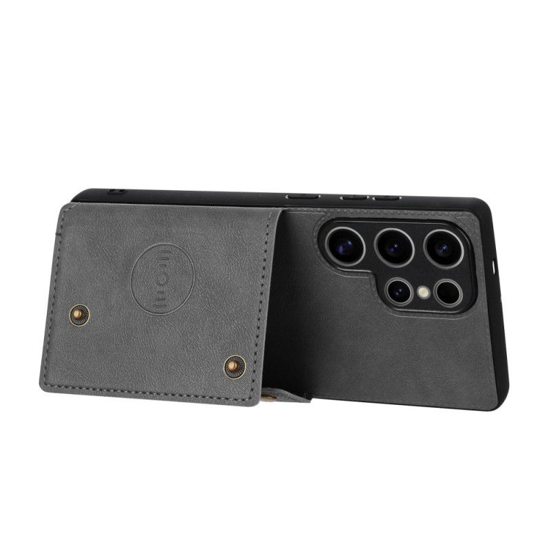 Deksel Samsung Galaxy S25 Ultra 5g Kortholder I Retrostil