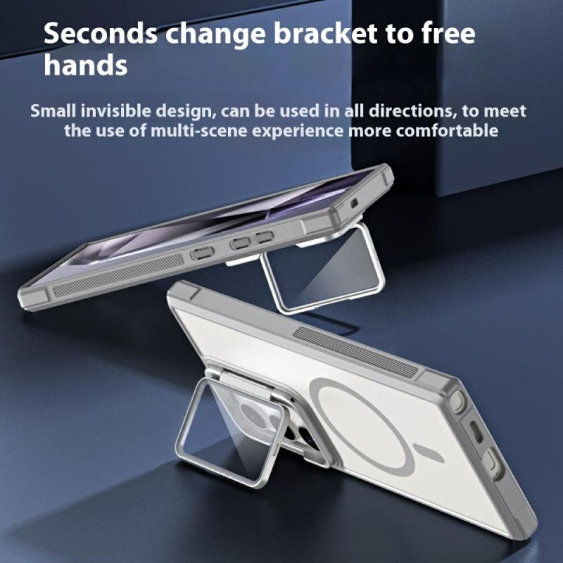 Deksel Samsung Galaxy S25 Ultra 5g Magsafe-kompatibel Matt Design Som Motstår Fingeravtrykk Og Stativ Beskyttelse Deksel