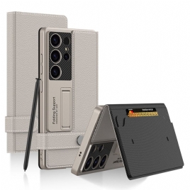Deksel Samsung Galaxy S25 Ultra 5g Med Gkk-kortholder Og Stativ