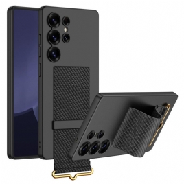 Deksel Samsung Galaxy S25 Ultra 5g Mobildeksel Gkk-stropp Og Stativ