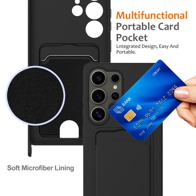 Deksel Samsung Galaxy S25 Ultra 5g Mobildeksel Kortholder