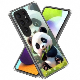 Deksel Samsung Galaxy S25 Ultra 5g Mobildeksel Pandamønster