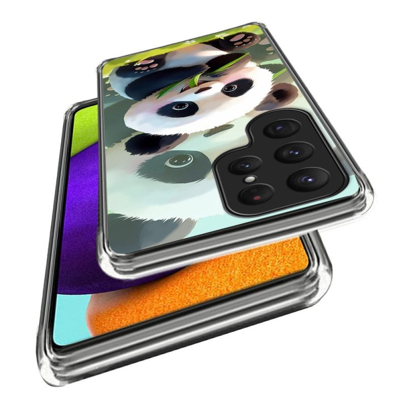 Deksel Samsung Galaxy S25 Ultra 5g Mobildeksel Pandamønster