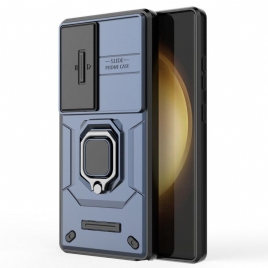 Deksel Samsung Galaxy S25 Ultra 5g Mobildeksel Slitesterk Ring Med Linsebeskytter