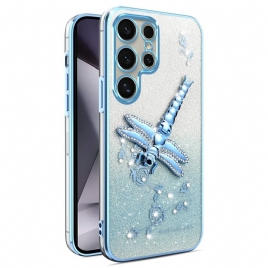 Deksel Samsung Galaxy S25 Ultra 5g Øyenstikker-stativ Beskyttelse Deksel