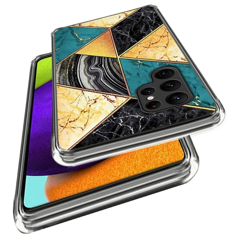 Deksel Samsung Galaxy S25 Ultra 5g Smeltet Marmor