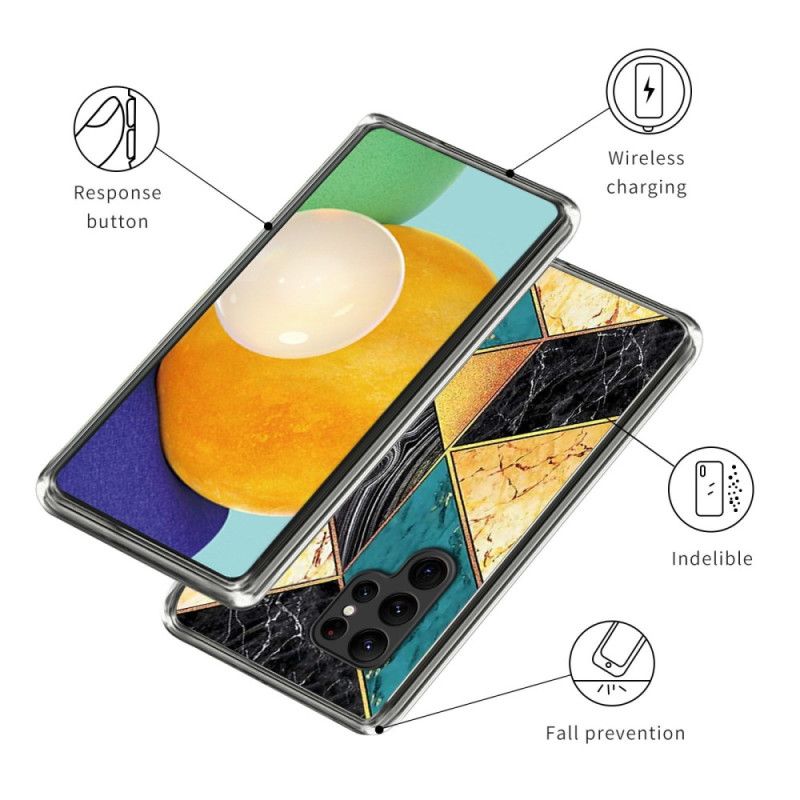 Deksel Samsung Galaxy S25 Ultra 5g Smeltet Marmor