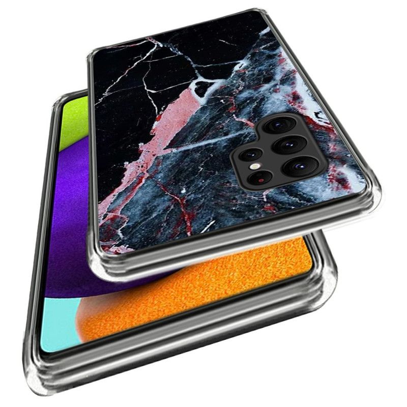 Deksel Samsung Galaxy S25 Ultra 5g Svart Marmor