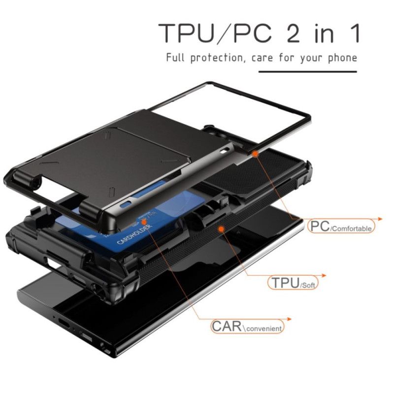 Deksel Til Samsung Galaxy S25 Ultra 5g Flip-kortholder