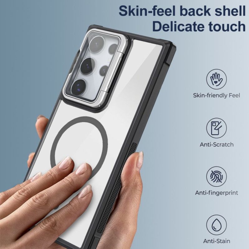 Deksel Til Samsung Galaxy S25 Ultra 5g Magsafe-kompatibel Med Innebygd Stativ