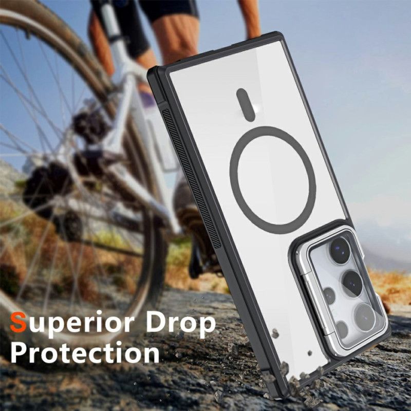 Deksel Til Samsung Galaxy S25 Ultra 5g Magsafe-kompatibel Med Innebygd Stativ