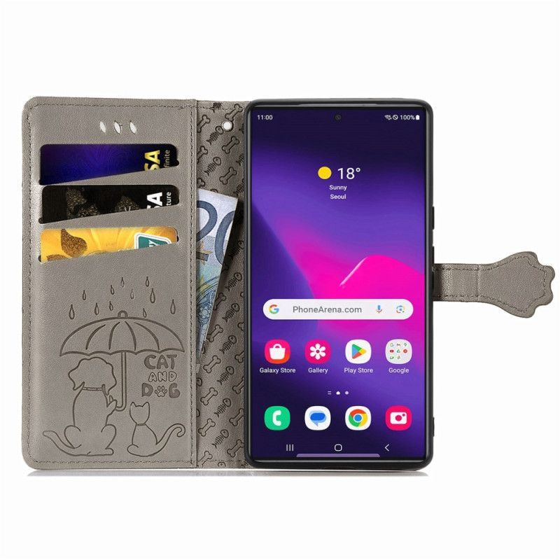 Folio Deksel Samsung Galaxy S25 Ultra 5g Animerte Dyr