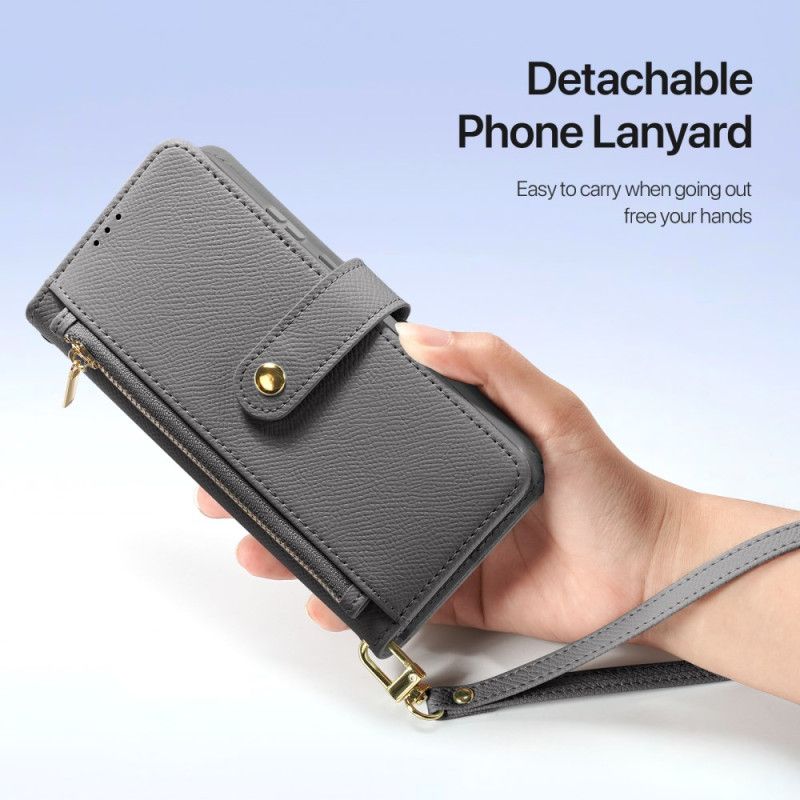 Folio Deksel Samsung Galaxy S25 Ultra 5g Avtakbart Lawa-serien Dux Ducis-etui