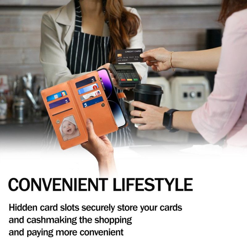 Folio Deksel Samsung Galaxy S25 Ultra 5g Galaxy-serien Eseble Beskyttelse Deksel