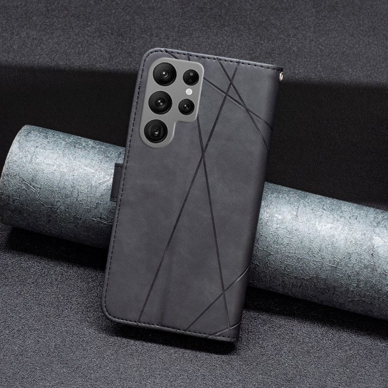 Folio Deksel Samsung Galaxy S25 Ultra 5g Geometri Binfen Color Beskyttelse Deksel