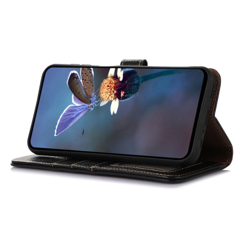 Folio Deksel Samsung Galaxy S25 Ultra 5g Litchi-skinn Med Rfid-blokkering