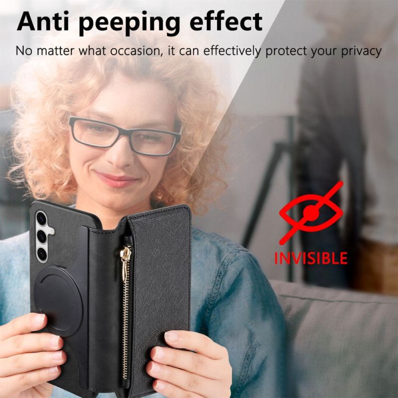 Folio Deksel Samsung Galaxy S25 Ultra 5g Lommebok Og Avtakbart Etui Beskyttelse Deksel