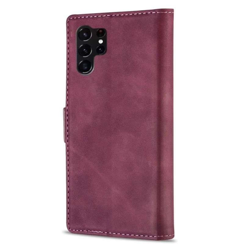 Folio Deksel Samsung Galaxy S25 Ultra 5g Polyuretanskinn