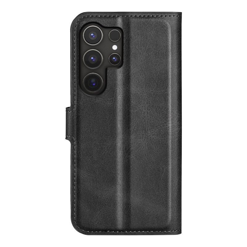 Folio Deksel Til Samsung Galaxy S25 Ultra 5g Lærstil