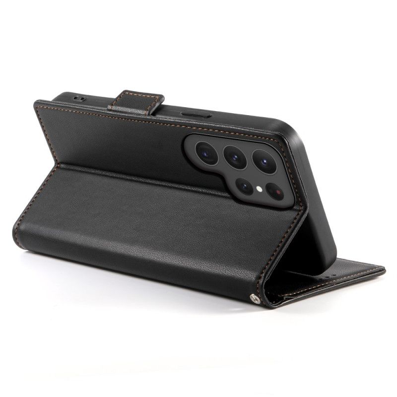 Lærdeksel Folio Deksel Samsung Galaxy S25 Ultra 5g Slank