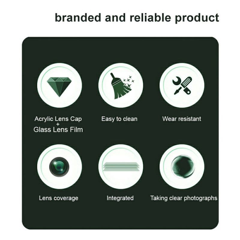 Linsebeskytter I Herdet Glass For Samsung Galaxy S25 Ultra 5g (svart Versjon)