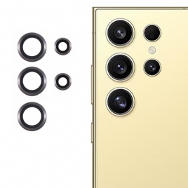 Metalllinsebeskytter Til Samsung Galaxy S25 Ultra 5g Galvanisert Og Herdet Glass