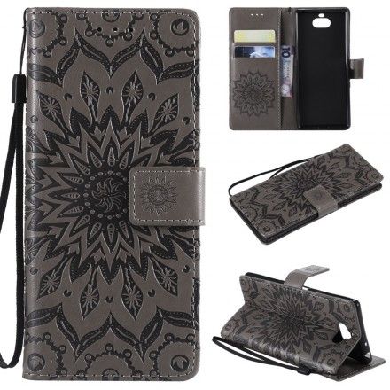 Folio Deksel Til Sony Xperia 10 Blomstermandala