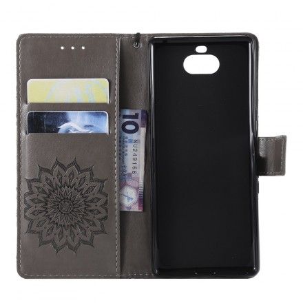 Folio Deksel Til Sony Xperia 10 Blomstermandala