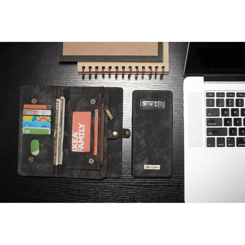 Folio Deksel Til Samsung Galaxy Note 8 Caseme Vintage Skinn