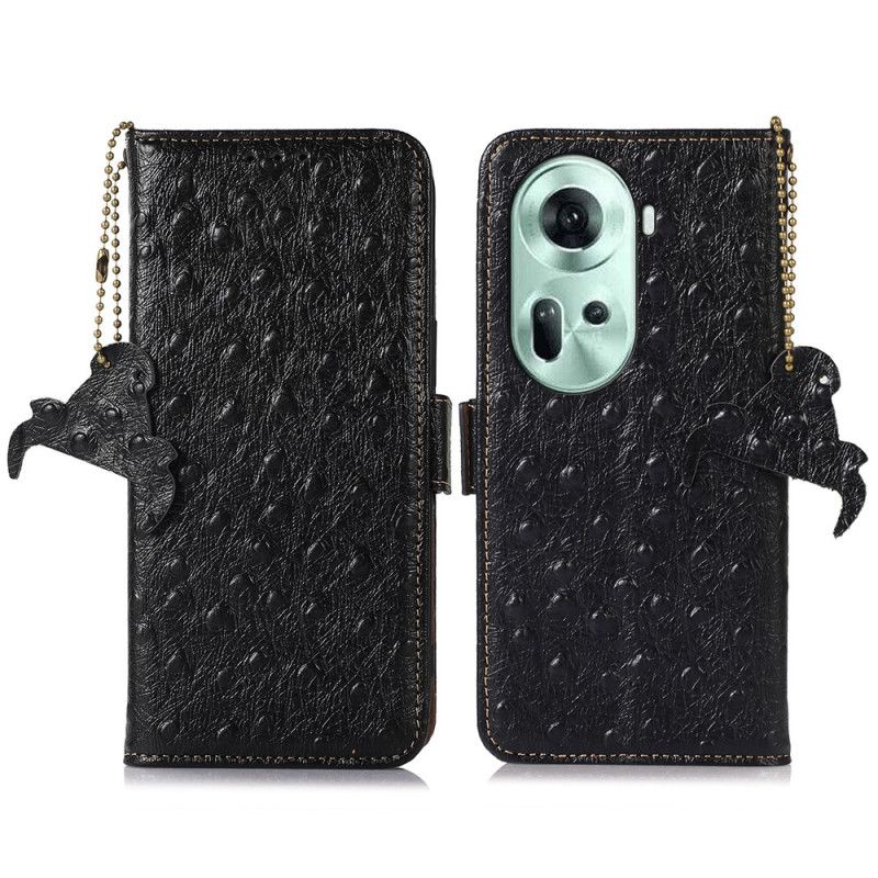 Folio Deksel Oppo Reno 11 5g Teksturert Rfid