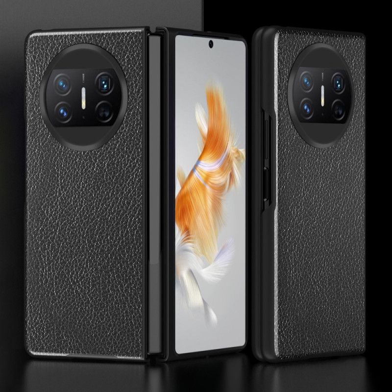Deksel Huawei Mate X3 Litchi-skinnstil