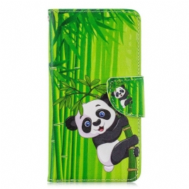 Folio Deksel Til Xiaomi Redmi Note 8 Pro Panda Og Bambus