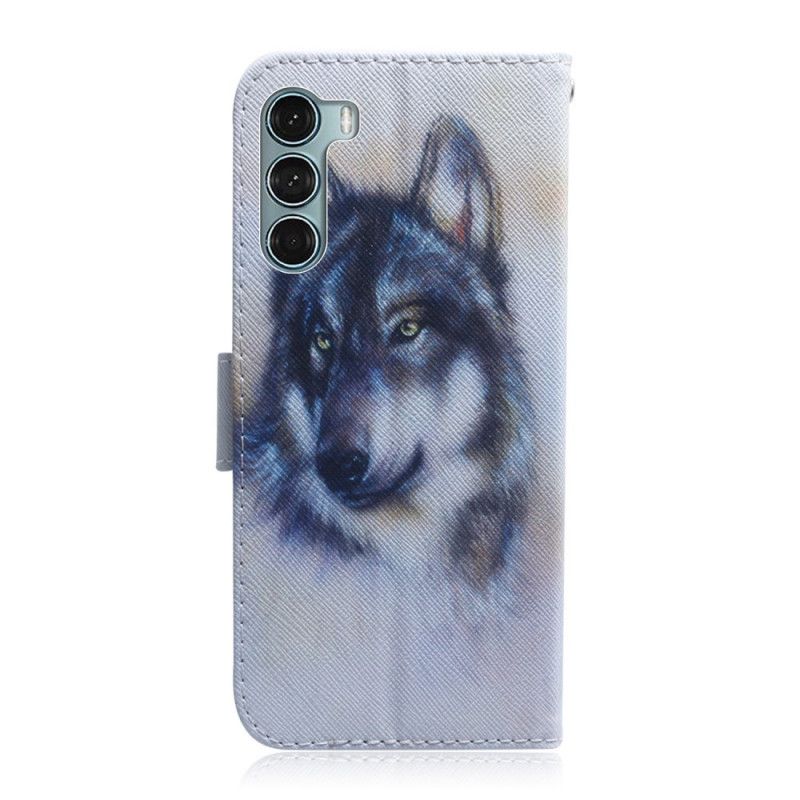 Folio Deksel Til Moto G200 5G Canine Gaze