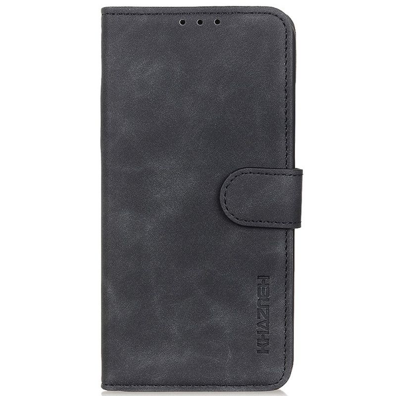 Folio Deksel Til Moto G200 5G Vintage Skinneffekt Khazneh