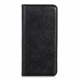 Beskyttelse Deksel Til Xiaomi Redmi 9A Folio Deksel Teksturert Splittskinn