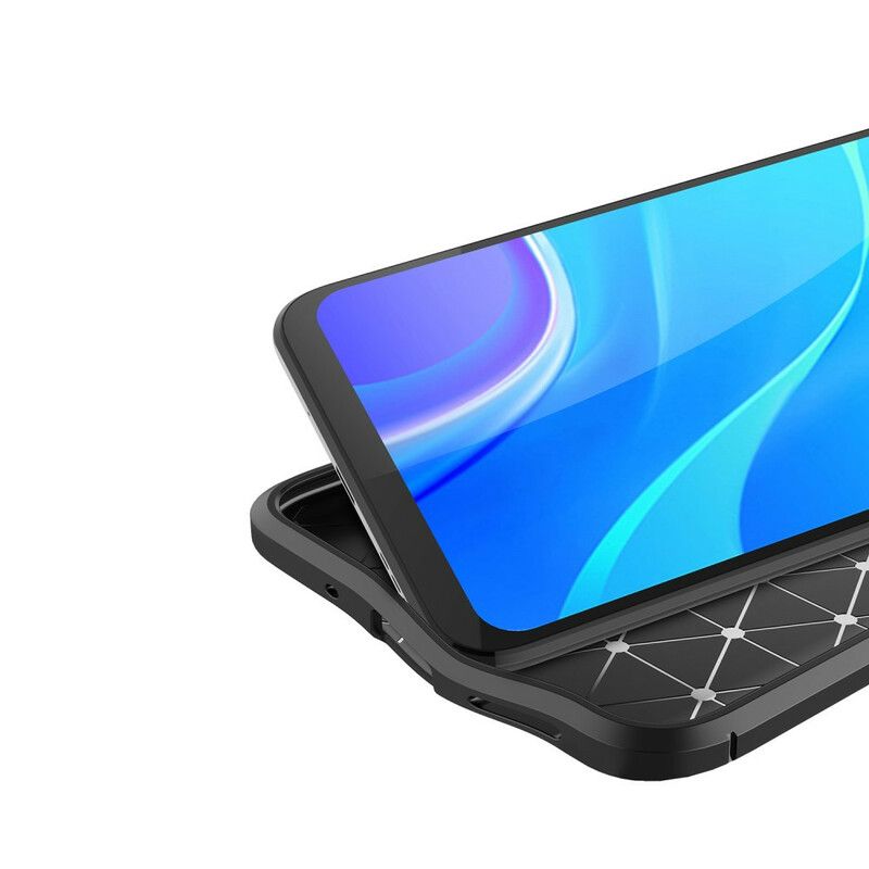 Deksel Til Xiaomi Redmi 9A Dobbellinje Litchi-skinneffekt