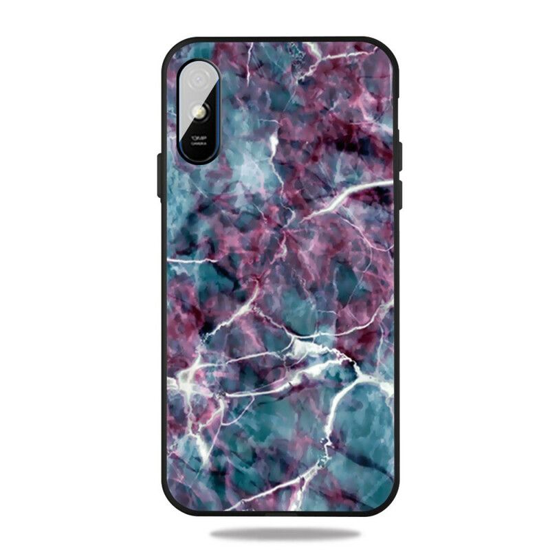 Deksel Til Xiaomi Redmi 9A Lilla Marmor