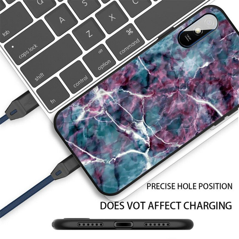 Deksel Til Xiaomi Redmi 9A Lilla Marmor