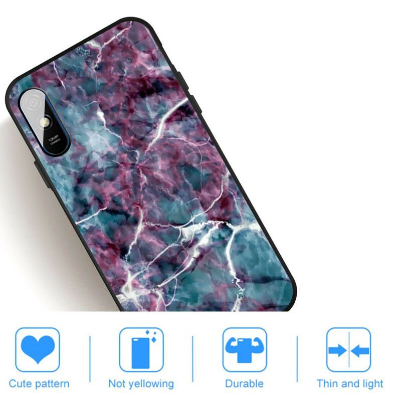 Deksel Til Xiaomi Redmi 9A Lilla Marmor