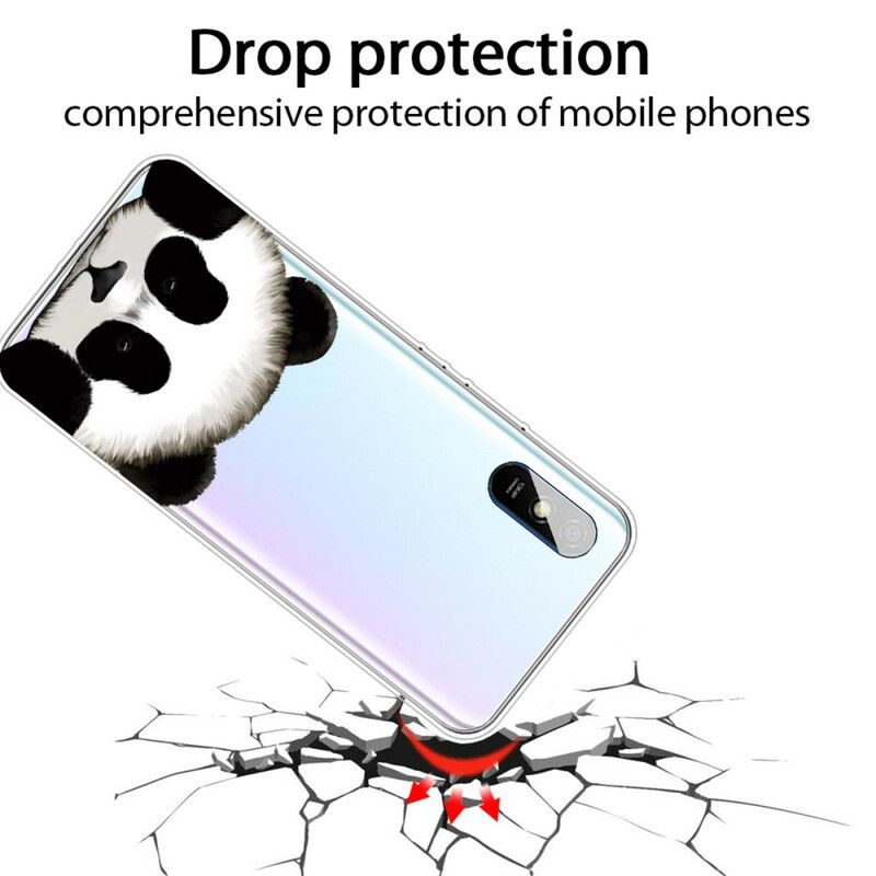 Deksel Til Xiaomi Redmi 9A Transparent Panda