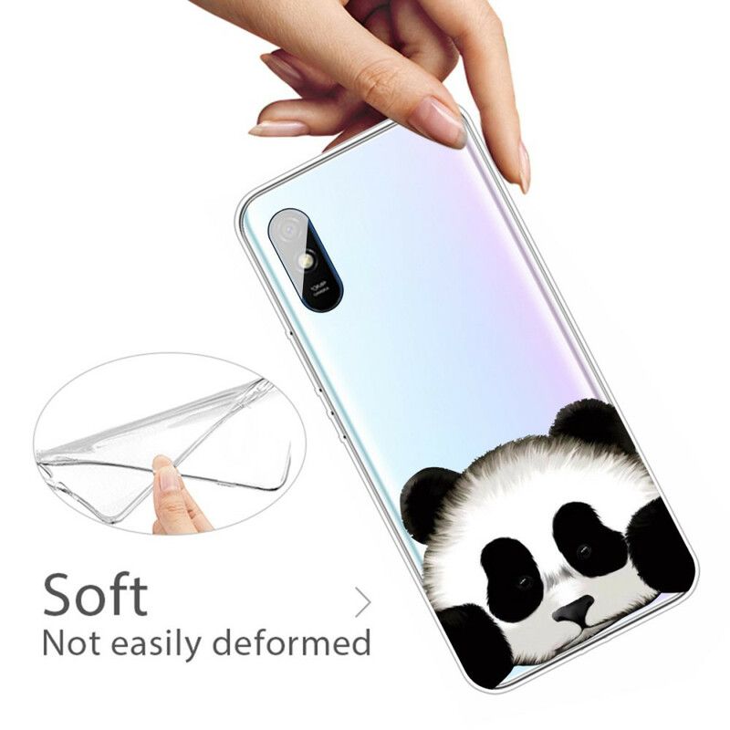 Deksel Til Xiaomi Redmi 9A Transparent Panda