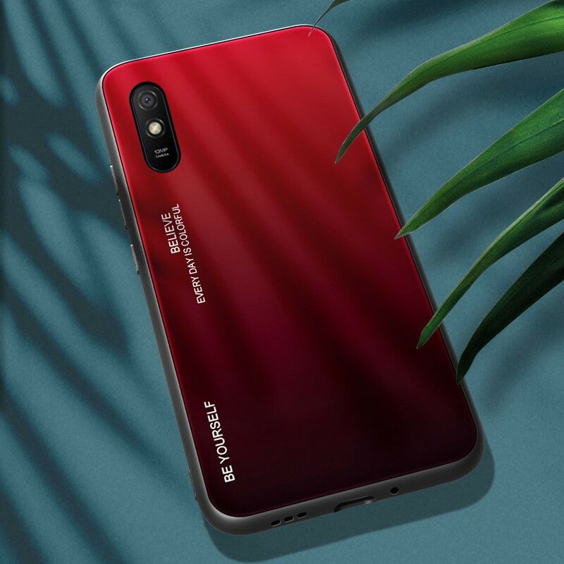 Deksel Til Xiaomi Redmi 9A Vær Deg Selv Herdet Glass
