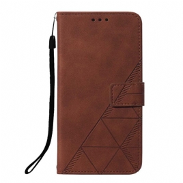 Folio Deksel Til Xiaomi Redmi 9A Pyramidskinneffekt