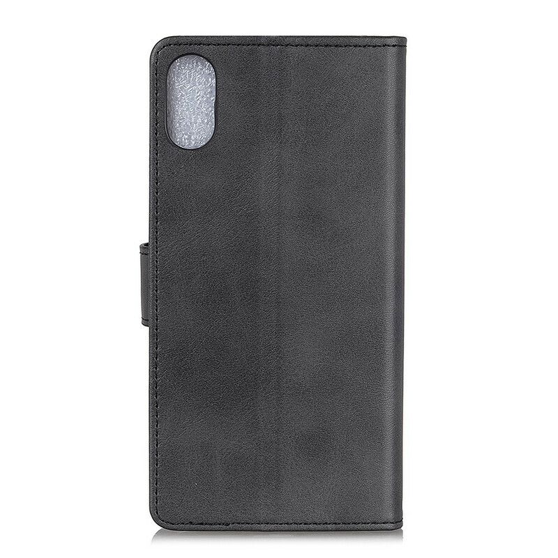 Lærdeksel Til Xiaomi Redmi 9A Retro Matt Skinneffekt